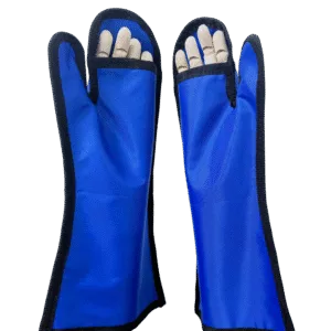 ZSVET radiation protection gloves with full forearm coverage